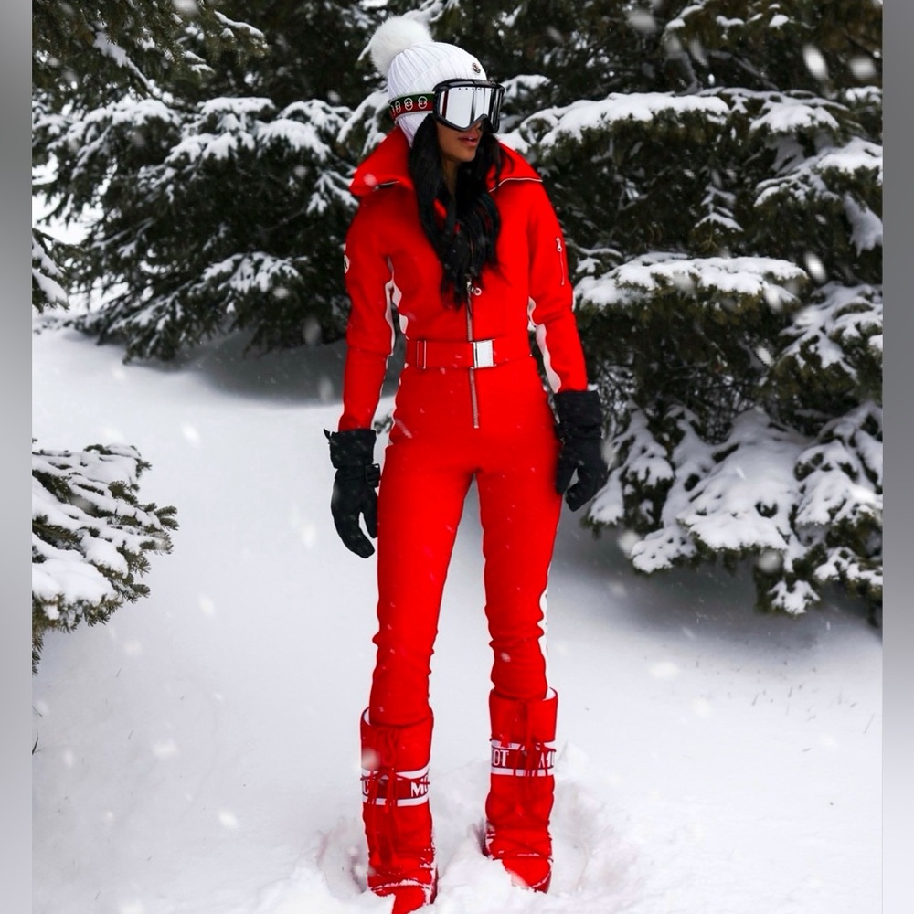 Red Cordova Ski Suit Small